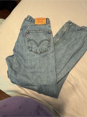 Levi’s 505 Regular Fit Jeans - Men’s 34x30 - Light Wash Straight Leg Denim